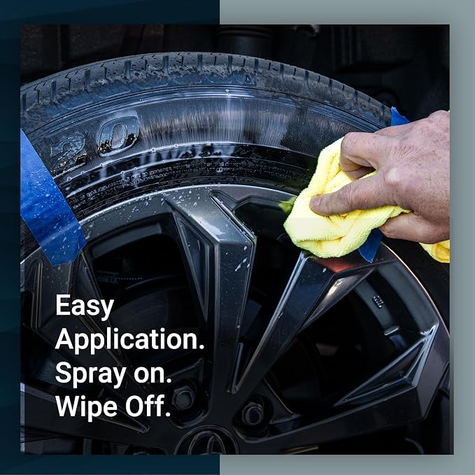 Bling Sauce Tire Sauce Natural Look Tire Shine, Cars, Trucks, SUVs, 24 oz | Water-based dressing leaves tires factory fresh, non-greasy and protected from UV cracking, dry rot and sling