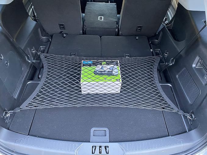 Floor Style Trunk Cargo Net for Ford Explorer Base ST XLT Limited 2020-2026 - Car Accessories - Premium Trunk Organizers and Storage - Cargo Net for SUV - Vehicle Carrier Organizer for Ford Explorer