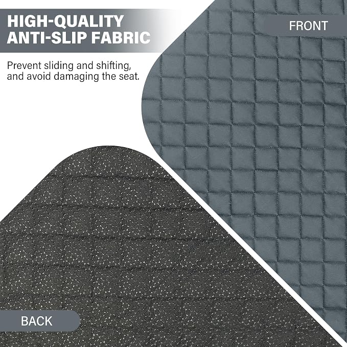 SPRING SEAON Waterproof Chair Pads for Incontinence 22"x21" – Thickened Washable Reusable Seat Protector, Non-Slip Absorbent Pad for Adults, Seniors, Wheelchair, Recliner, Car Seat & Bed(Gray, 1 Pack)