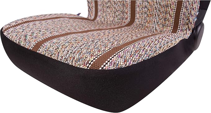 West Coast Auto Baja Blanket Bucket Seat Cover for Car, Truck, Van, SUV - Airbag Compatible (2PCS Brown)