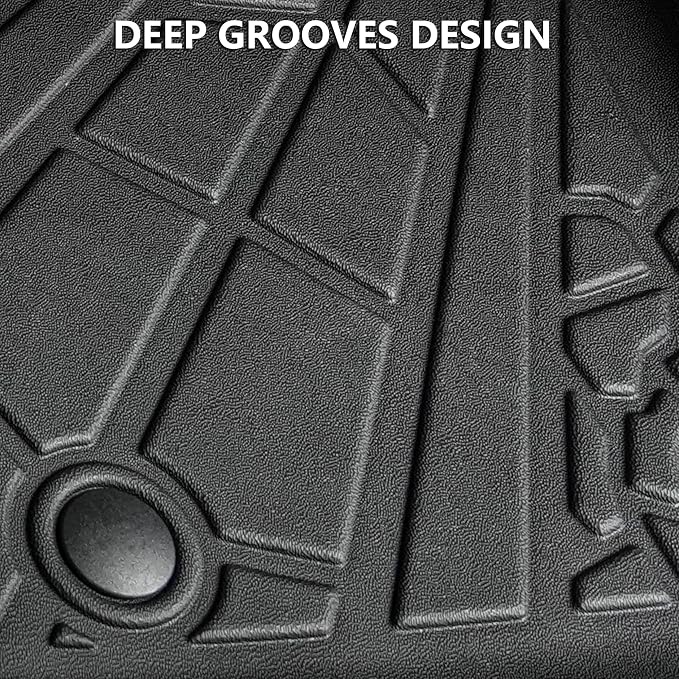 KARPAL Floor Mats & Cargo Liner for 2018-2026 Jeep Wrangler JL Unlimited 4-Door with Subwoofer (Not for JK/4XE), All Weather TPE Custom Fit Floor Liners Car Mats Accessories