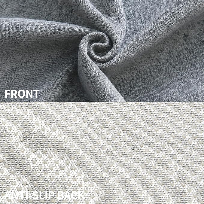 Waterproof Car Seat Cover Universial Fits Car Sweat Towel for Trucks SUV Car Seat Protector Grey 2 Pieces