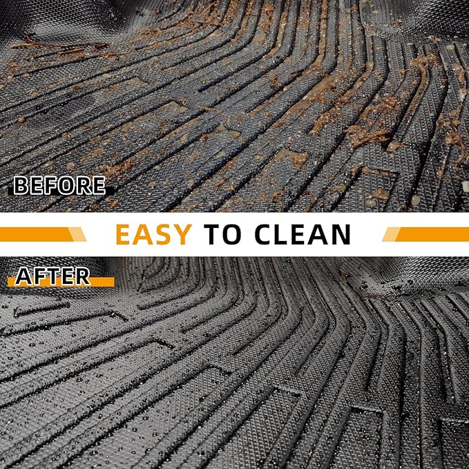 Floor Mats for Toyota 4Runner SR5 | Limited 2010 2011 2012(ONLY 5 Seats) | Floor Mats for Lexus GX460 2010-2013, Front & Rear Row TPE Non-Slip Waterproof Summer Winter, 5th gen 4runner Floor Mat
