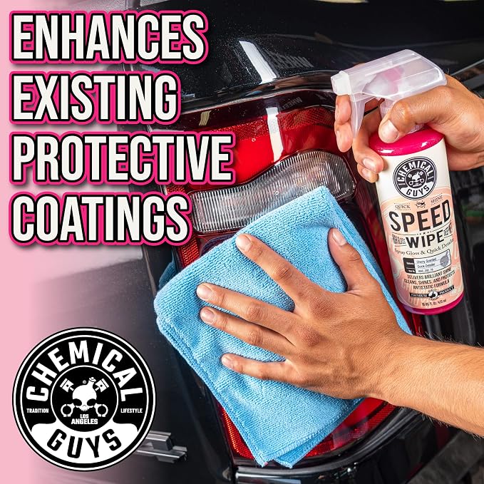 Chemical Guys, Speed Wipe Quick Detailer Spray, High Gloss Shine, 16 oz