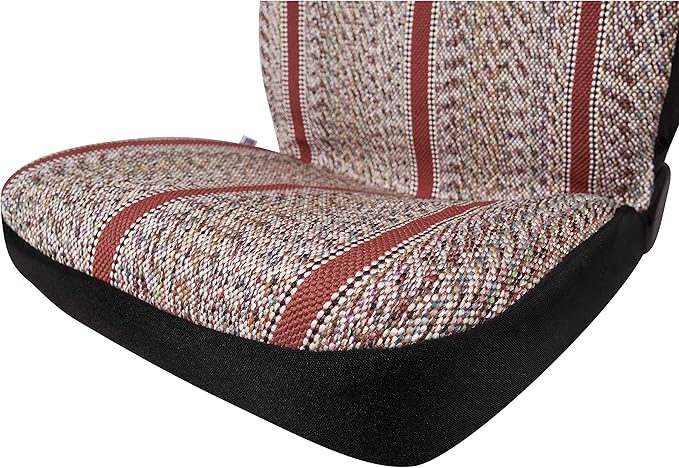 West Coast Auto Baja Blanket Bucket Seat Cover for Car, Truck, Van, SUV - Airbag Compatible (2PCS Red)
