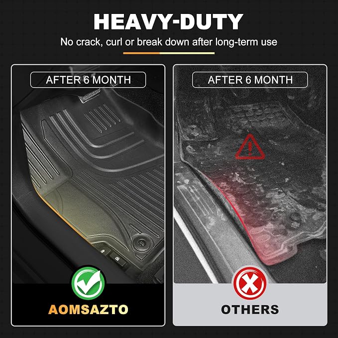 Floor Mats for Toyota Corolla Sedan 2020-2026 (Not for Hatchback or Cross) | Custom Fit Floor Liners All-weather Protection Waterproof Easy to Clean Heavy Duty Non-Slip Rubber Corolla Accessories