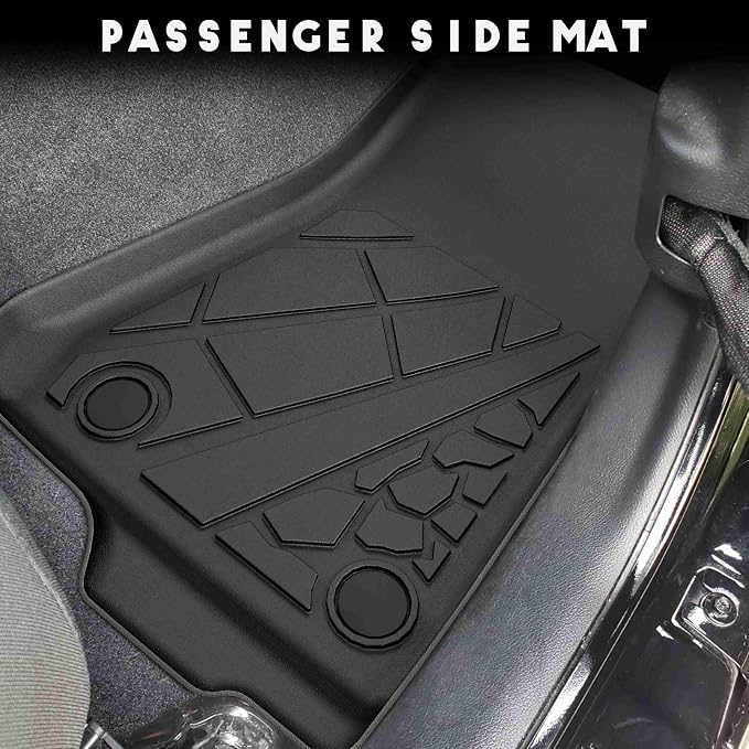 KARPAL Floor Mats & Truck Bed Mat for 2020-2025 2026 Jeep Gladiator JT, All Weather TPE Custom Fit Floor Liners Car Mats Accessories, Front & 2nd Row & Cargo Liner