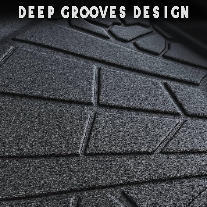 KARPAL Floor Mats for Toyota 4Runner 2013-2024 (NOT fit 2025) & Lexus GX460 2014-2023 (NOT for 2025), Custom Fit All Weather TPE Floor Liners, 1st & 2nd Row Mat, 4Runner Accessories