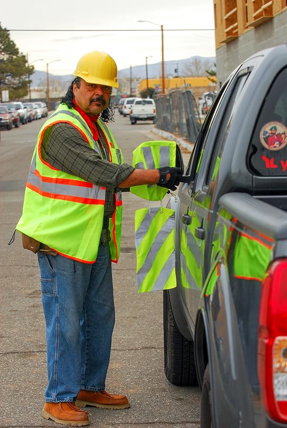 Warning Safety Device - DOT Approved Reflective Emergency Roadside for Breakdown - Increased Roadside Visibility – Convenient/Easy to Use (Large Truck)