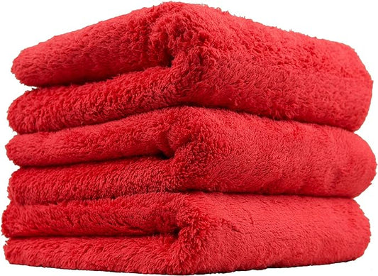 Chemical Guys, Happy Ending Edgeless Microfiber Towels, 16 x 16, 3 Pack | Ultra-plush edgeless microfiber towels buff wax and detail sprays scratch-free, soft on paint and glass, 3 pack