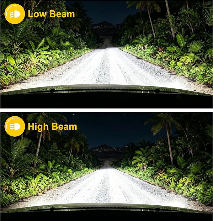 H1 Fog Light Bulbs, 30000LM High Brightness 6500K Cool White, 80000+ Hours Lifespan, Canbus Ready H1 Bulb for Fog Lights/Daytime Running Lights, Pack of 2