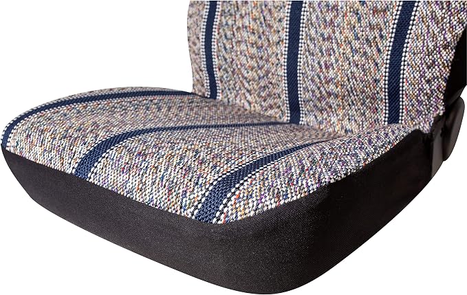 West Coast Auto Baja Blanket Bucket Seat Cover for Car, Truck, Van, SUV - Airbag Compatible (2PCS Blue)