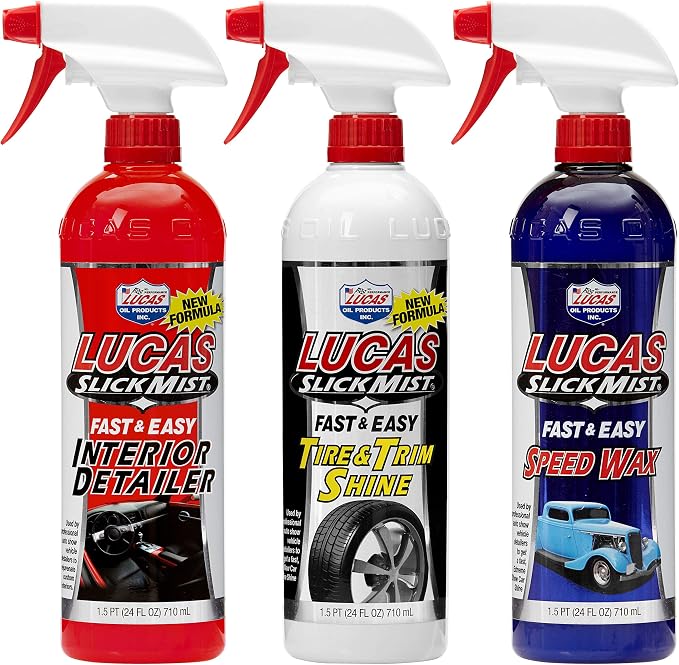 Lucas Oil 10558 Slick Mist Detailing Car Care Kit