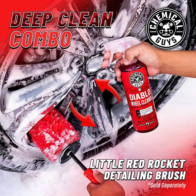 Chemical Guys, 8-Piece Arsenal Builder Car Wash Kit, Bucket & Chemicals | Bucket, dirt trap, lid, wash mitt, air fresheners and three care chemicals for a complete starter wash