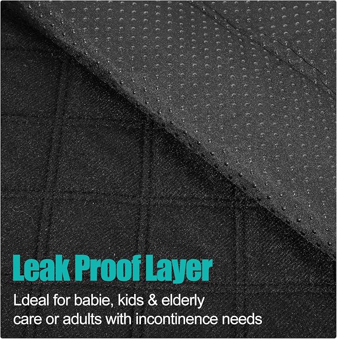 4 Pack Waterproof Chair Pads for Incontinence, 22" x 21" Reusable Seat Protector Pads, Washable Chair Protector Seat Cover, Non-Slip Absorbent Incontinence Pad for Bed, Wheelchair, Kid, Pet