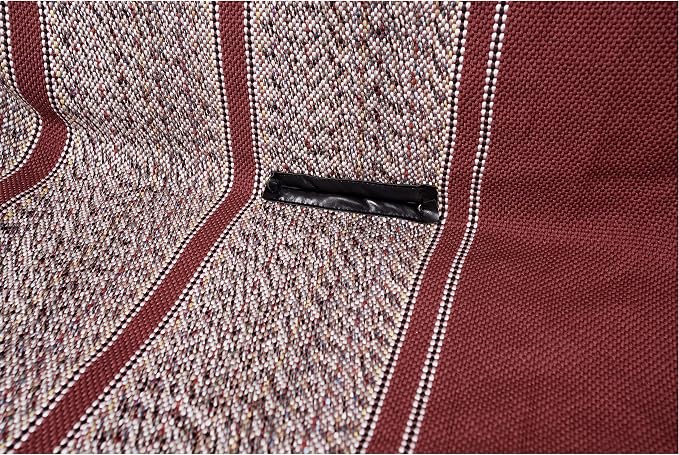 West Coast Auto Universal Baja Saddle Blanket Bench Full Size Seat Cover Fits Ford, Chevrolet, Dodge, and Full Size Pickup Trucks (Red)