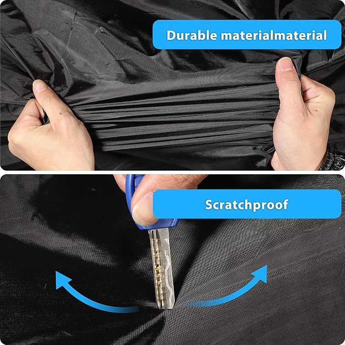 UV Protection Car Cover Windproof Dustproof Scratch Resistant Outdoor Universal Full Car Covers for Sedan M
