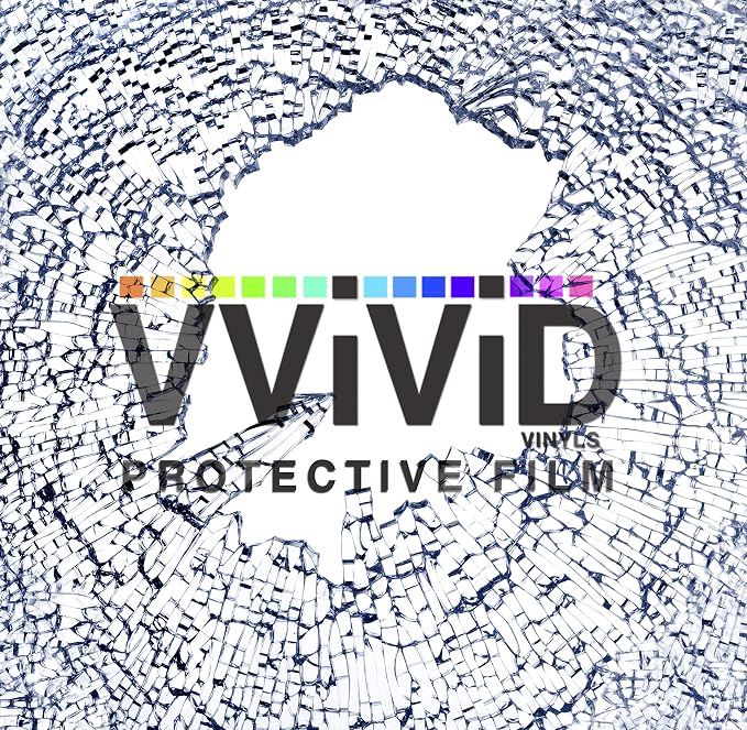 VViViD Clear Protective 8mil Shatterproof Security Window Vinyl Film Roll (30 Inch x 6.5ft)