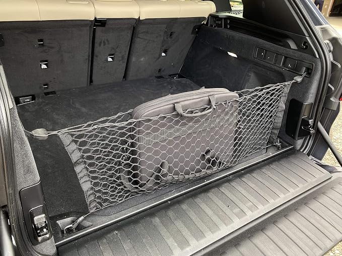 Envelope Style Trunk Cargo Net Black for BMW X5 G05 2018-2026 - Car Accessories - Premium Trunk Organizers and Storage - Cargo Net for SUV - Vehicle Carrier Organizer for BMW X5 G05